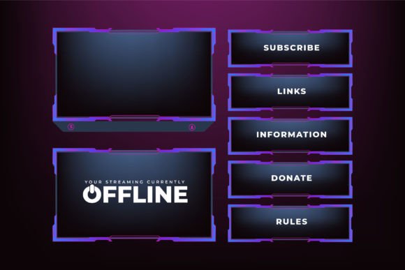 Download Live Streaming Screen Border Design - Streaming Collection