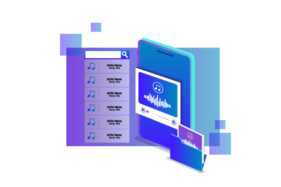 Download Isometric Design Streaming Music - Streaming Collection