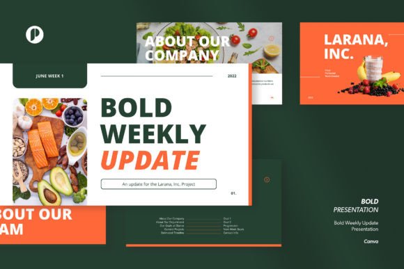Download White Bold Weekly Update Presentation - Premium Resources