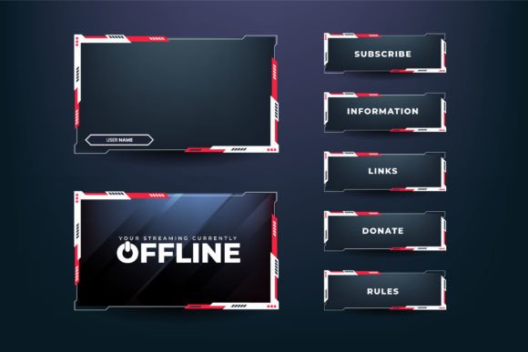 Download Streaming Overlay Decoration Template - Streaming Collection