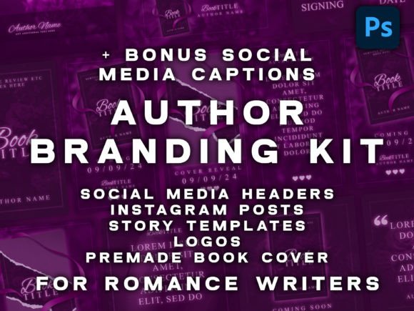 Download Romance Book Social Media Templates Kit - Social Collection