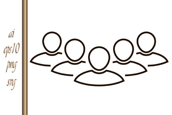 Download Social Icon People Network Sketch Vector - Social Collection